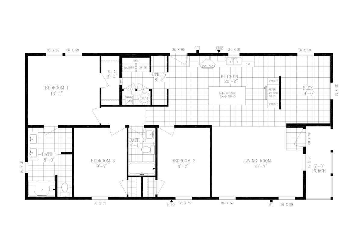 Staying Alive floor plan layout